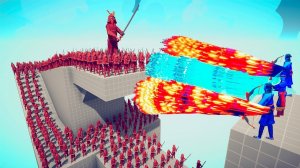 SAMURAI ARMY vs 3x EVERY GOD | TABS - Totally Accurate Battle Simulator