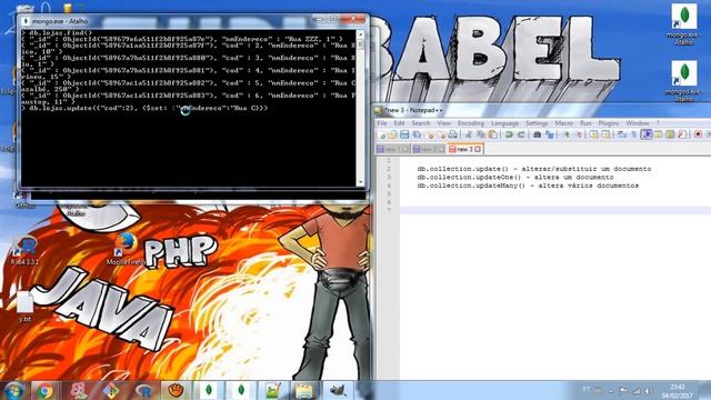 MongoDB (Aula 8) - CRUD: Funções Update смотреть онлайн