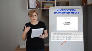 Инструктажи на рабочем месте