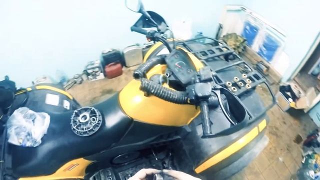 CFMOTO 500.Установка облегченных роликов 22гр и ремня вариатора с AliExpress.Ролики после 5000км