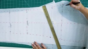 Узкие брюки в клеточку Моделируем выкройку от основы часть 1 Выкройка узких брюк своими руками