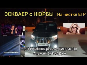 ТОЙОТА ЭСКВАЕР с НЮРБЫ на чистке ЕГР 89141030505