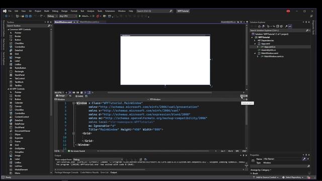 C# WPF Tutorial #3 - Getting Started with WPF смотреть онлайн
