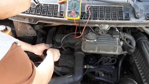 Пежо 806 2.1 TD замер сопротивления управляющей форсунки