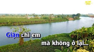 Hết Giận Rồi Thương Karaoke Tone Nam Nhạc Sống gia huy karaoke