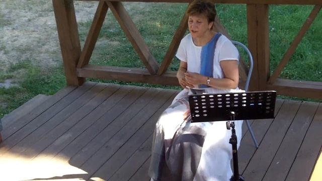 Мастер класс Анны Витальевны Толпыго в Летней Школе Русская гитара в Пронском монастыре