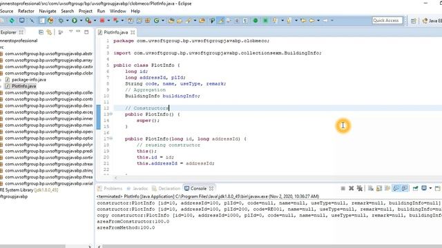 42_20: Java beginners to professional | OOPs Concepts | Object Class Method Constructor смотреть онлайн