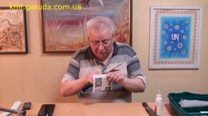Нож от Кизляр, правка микроподвода эльборами и пастами диалюкс.