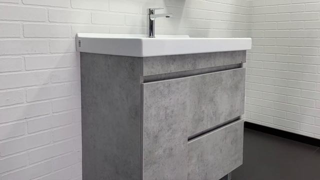 Скандинавская мебель для ванной комнаты Comorty Осло 80Н смотреть онлайн