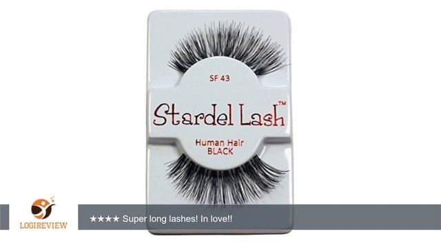6 Pairs Stardel #43 100% Human Hair False Eyelashes Like Ardell Red Cherry Lashes | Review/Test смотреть онлайн
