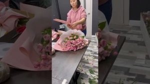 Букет из кустовых роз