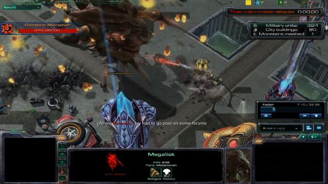 Starcraft 2 Destroy All Monsters Multiplayer Gameplay 1 of 2 смотреть онлайн