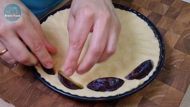 Миндальный пирог со сливами! BravoFood!