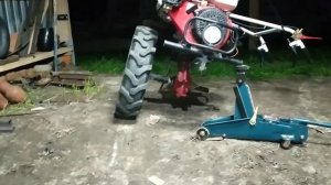 Отвалилось колесо на мотоблоке
