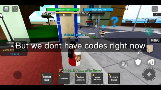 Do we actually have codes in my hero mania - Roblox смотреть онлайн