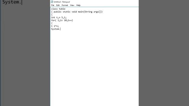 How to Print Table of a Number in Java смотреть онлайн
