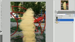 Рисунок цветными карандашами из фото в Фотошопе