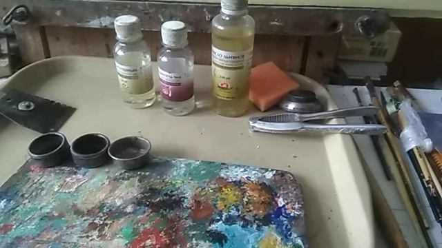Масло, лак, разбавитель совет из мастерской