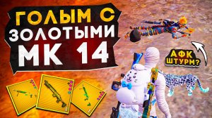 ГОЛЫМ С ЗОЛОТЫМИ МК14?! В НОВОМ METRO ROYALE / PUBG MOBILE / МЕТРО РОЯЛЬ