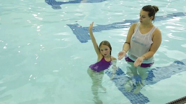 Swimming Lessons for Kids: Back Gliding Kicking and Back Stroke Arms