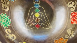 Кованая тибетская поющая чаша Йога 18.5см Фа 172гц Pr49