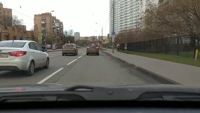 Москва 15апреля, примерно 7:30ч.улицы Онежская, Флотская, Лавочкина и немножко Фестивальная и Смоль
