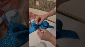 Как завязать двойной бант | бант на ёлку