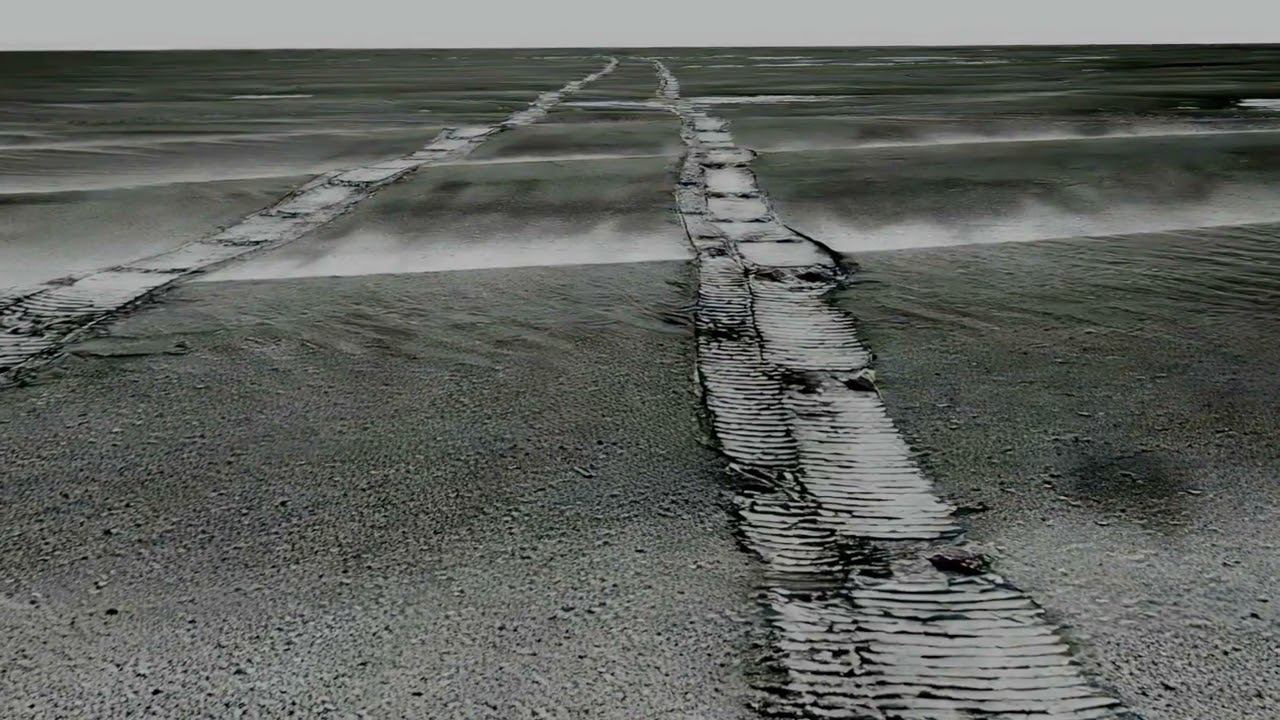 Полёт над следами марсохода Opportunity на Марсе смотреть онлайн