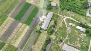 Уничтожение антенны РЭБ и ангара с автомобильной техникой ВСУ/Strikes at the AFU position
