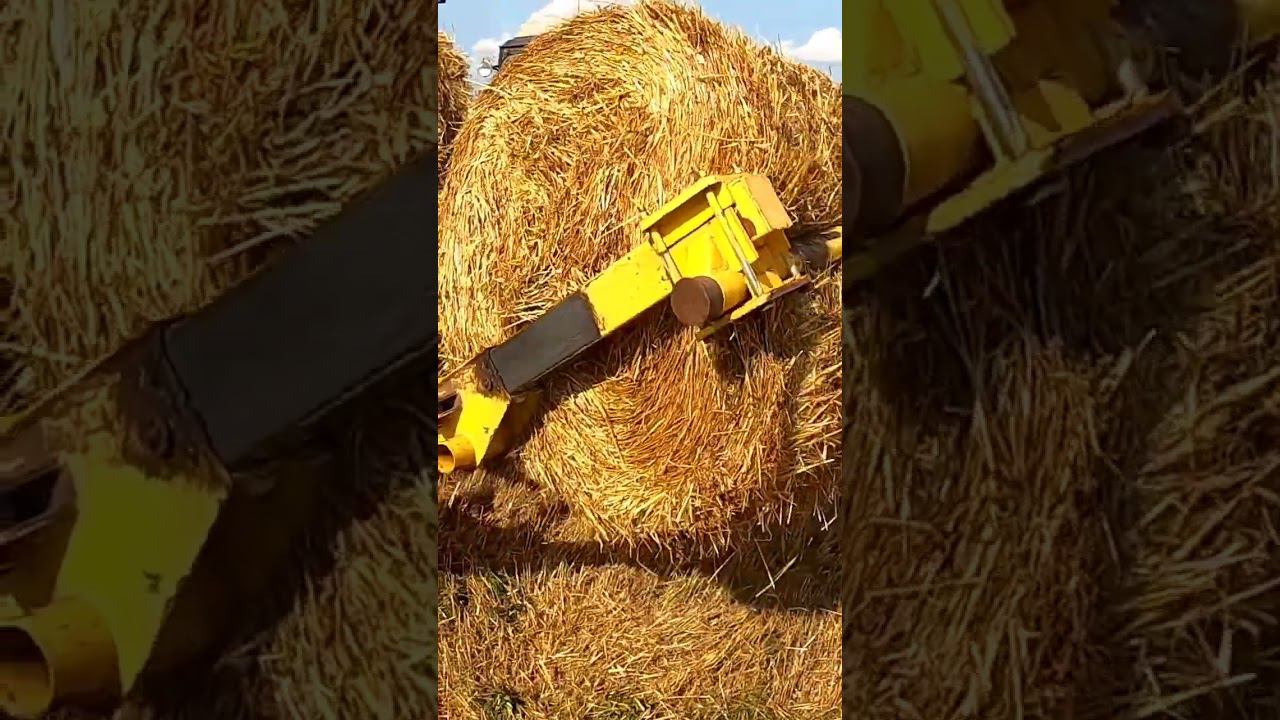 Загрузка и транспортировка рулонов соломы! смотреть онлайн