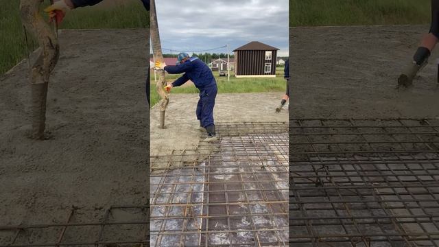 Заливка плиты перекрытия 220 м2 в Питере смотреть онлайн