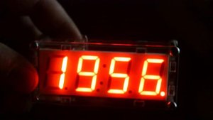 Как сделать часы на светодиодах.