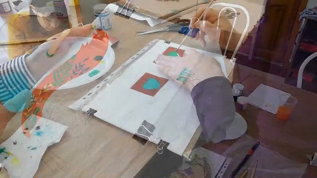 Мастер-класс росписи по ткани - футболкам, носкам смотреть онлайн