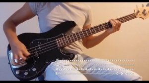 ЩЕНКИ- День отца (Bass Cover w/ Tabs)