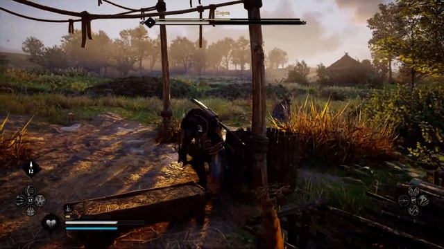 Assassin's Creed Valhalla в лучших традициях Dark Souls бой с ревнителем Хорса (Угрюмец) смотреть онлайн