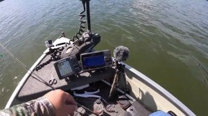 fishing for bass in Minnesota with a Garmin striker 7