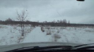 Паджеро 3 V6 3.5 200HP  по заснеженной горе и лесу. Прогулка с семьёй в выходной.