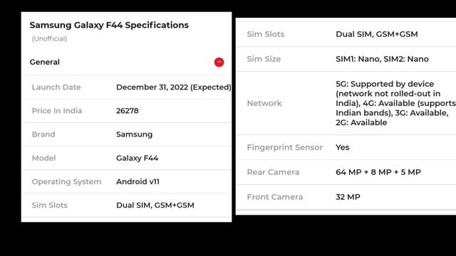 samsung galaxy f44 new smartphone #samsunggalaxyf44 #technik смотреть онлайн