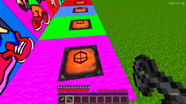 КАК СКРАФТИТЬ БОЙФРЕНД FRIDAY NIGHT FUNKIN В МАЙНКРАФТ ФНФ КРАФТ BOYFRIEND FNF MINECRAFT смотреть онлайн