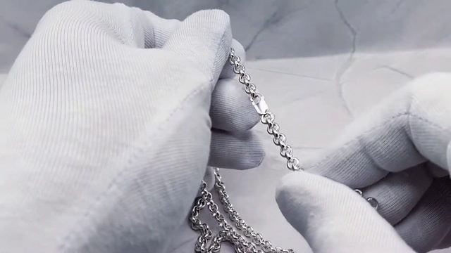 Цепочка Шопард серебро 925 проба.