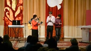 Христианская сценка. Бог любит тебя. Церковь г.Алматы.