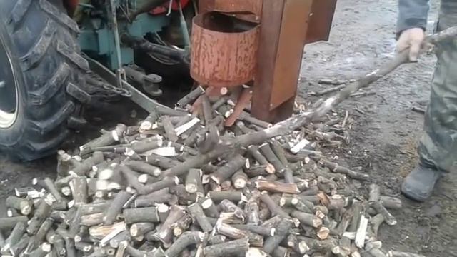 Самодельный измельчитель веток