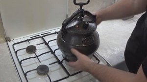 Подготовка афганского казана к использованию
