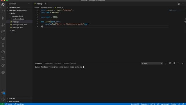 Build Web Application Using Express in Node.js | Express | Web framework | Build a REST API