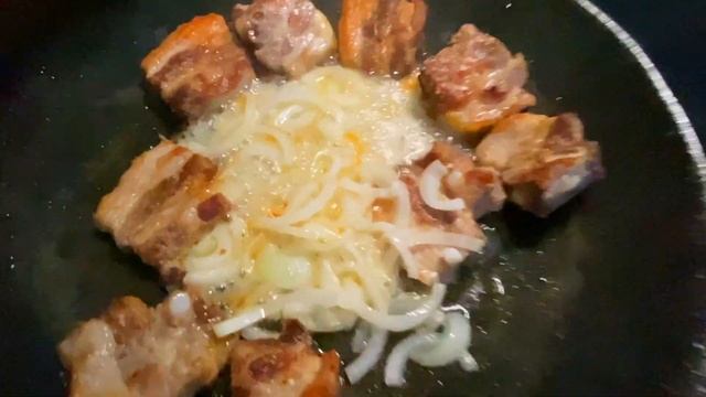 СВИНЫЕ РЕБРА НА САДЖЕ С ОВОЩАМИ. ПРОСТОЙ РЕЦЕПТ СЕРЬЕЗНОГО БЛЮДА