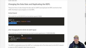 Replicating the MicroPython REPL across Bluetooth Links