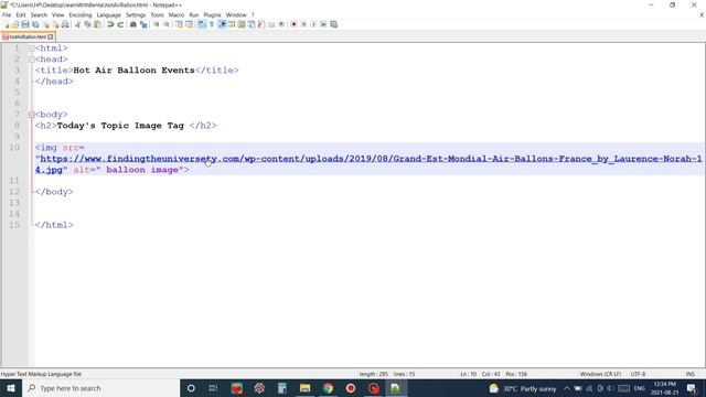 How to insert images in html [2021] | HTML img tag | HTML for Absolute beginners
