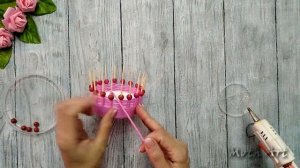Оригинальные Корзинки из Бумажного Ведерка (Стаканчика) и Пряжи.  Легко и Быстро