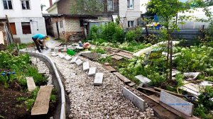 Установка бордюров