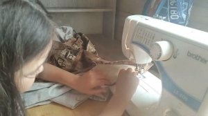 Как пришить резинку к накидке для  дивана